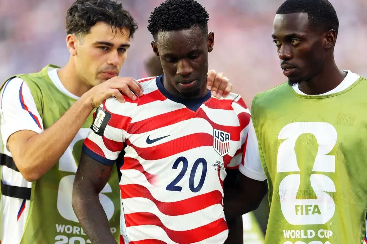 USA players during World Cup match USA players during World Cup match