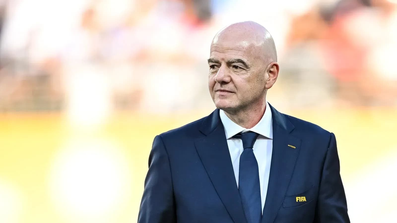 FIFA official in suit at sporting event FIFA official in suit at sporting event