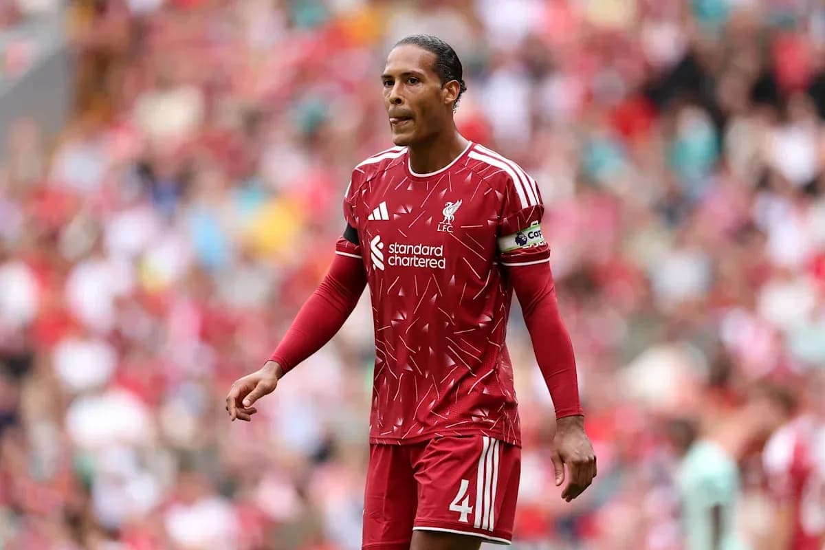 Player in red Liverpool kit during match Player in red Liverpool kit during match