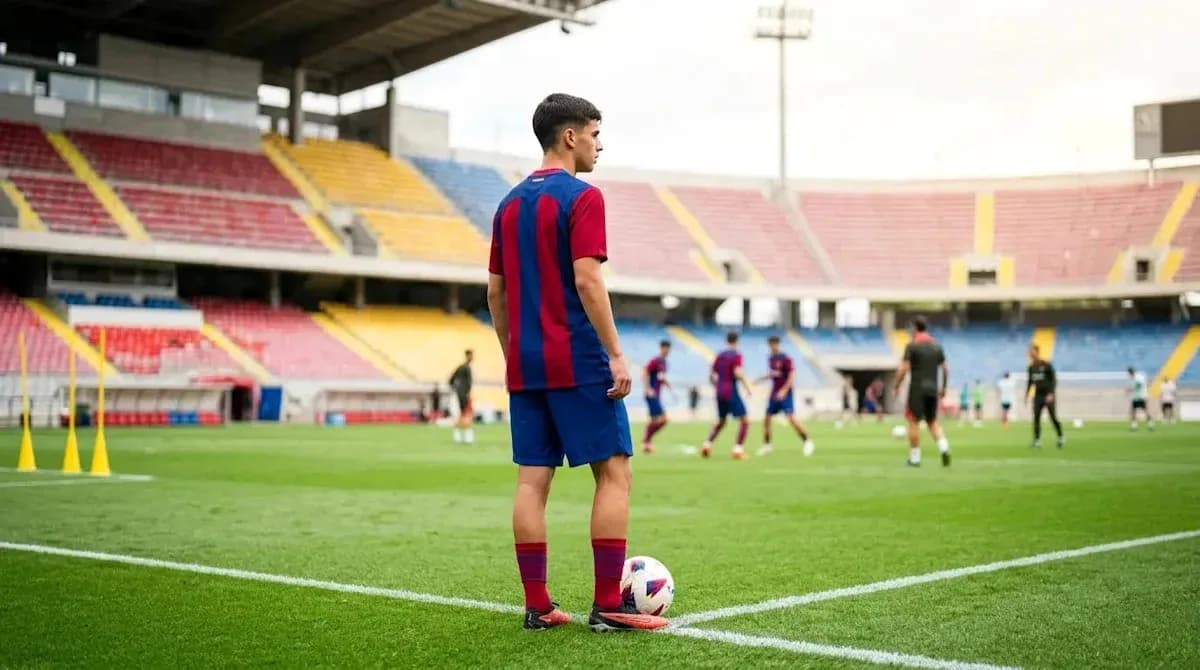 Player preparing to take a corner kick on field Player preparing to take a corner kick on field