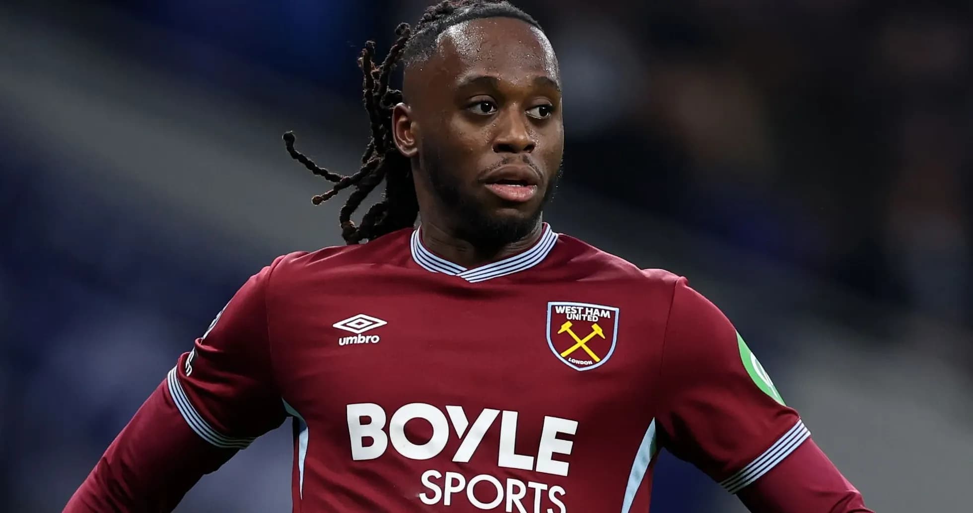 West Ham United player on the field during match West Ham United player on the field during match