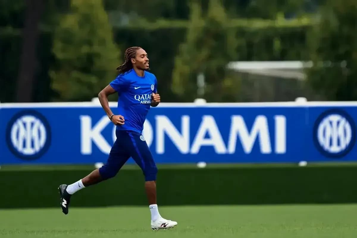 Player jogging during training session on field Player jogging during training session on field