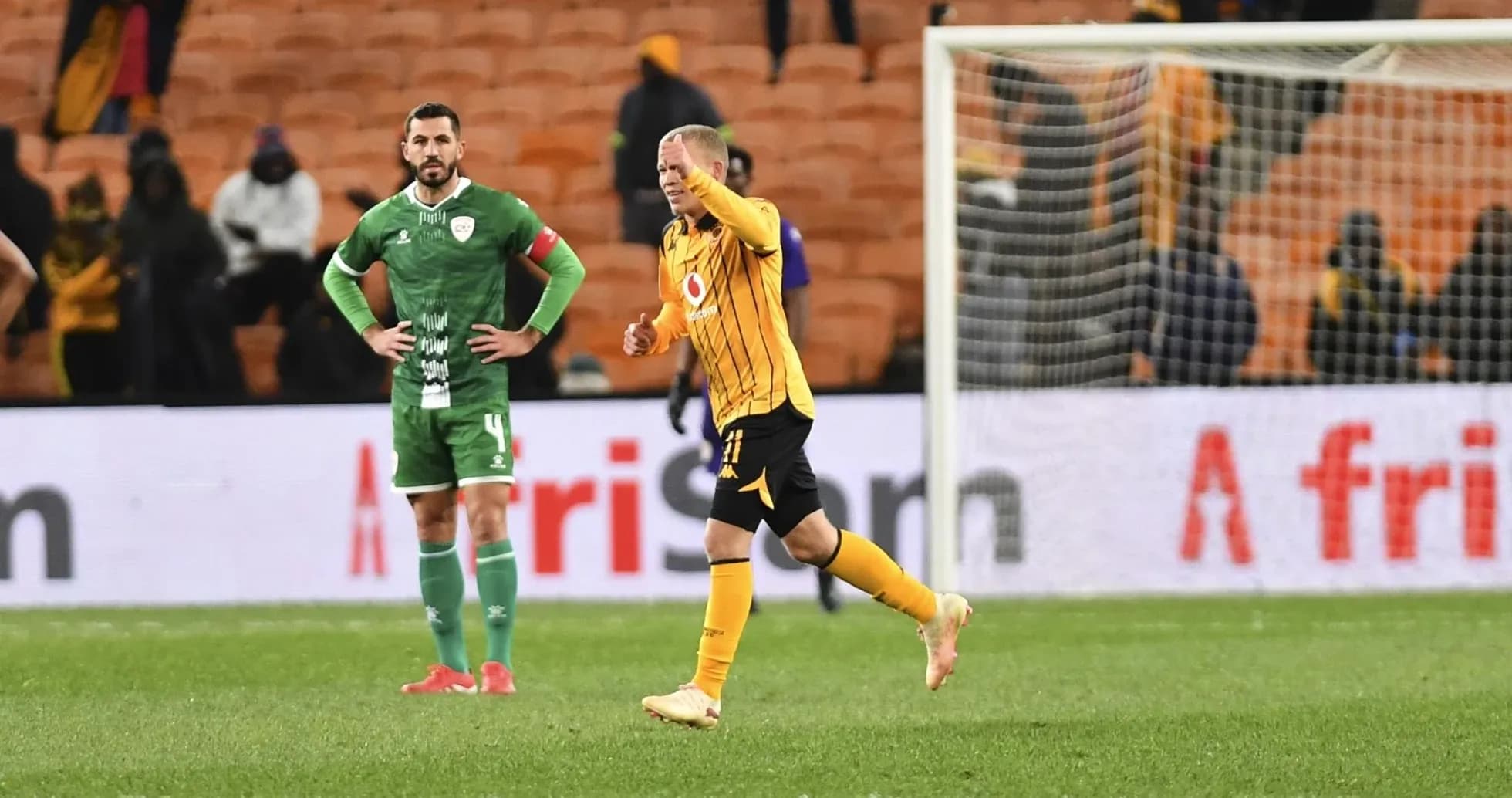 Player celebrating after scoring during match Player celebrating after scoring during match