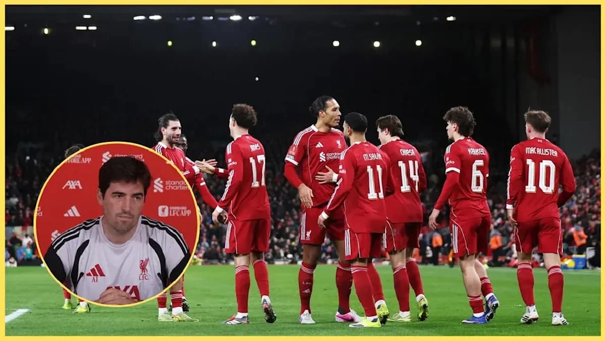 Liverpool players celebrating during a match Liverpool players celebrating during a match