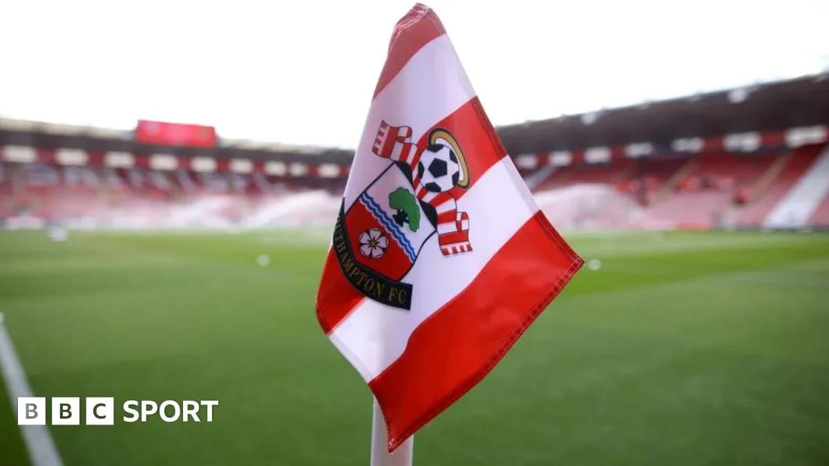 Southampton FC corner flag at the stadium Southampton FC corner flag at the stadium