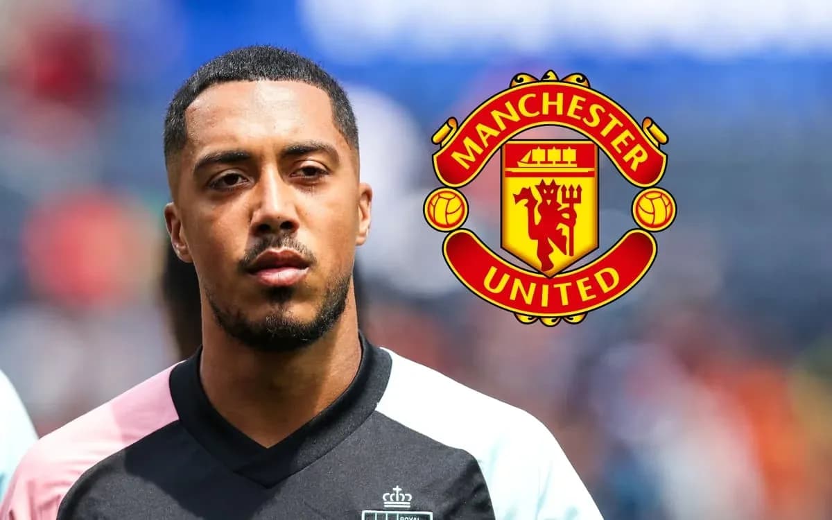 Player in Manchester United jersey before match Player in Manchester United jersey before match