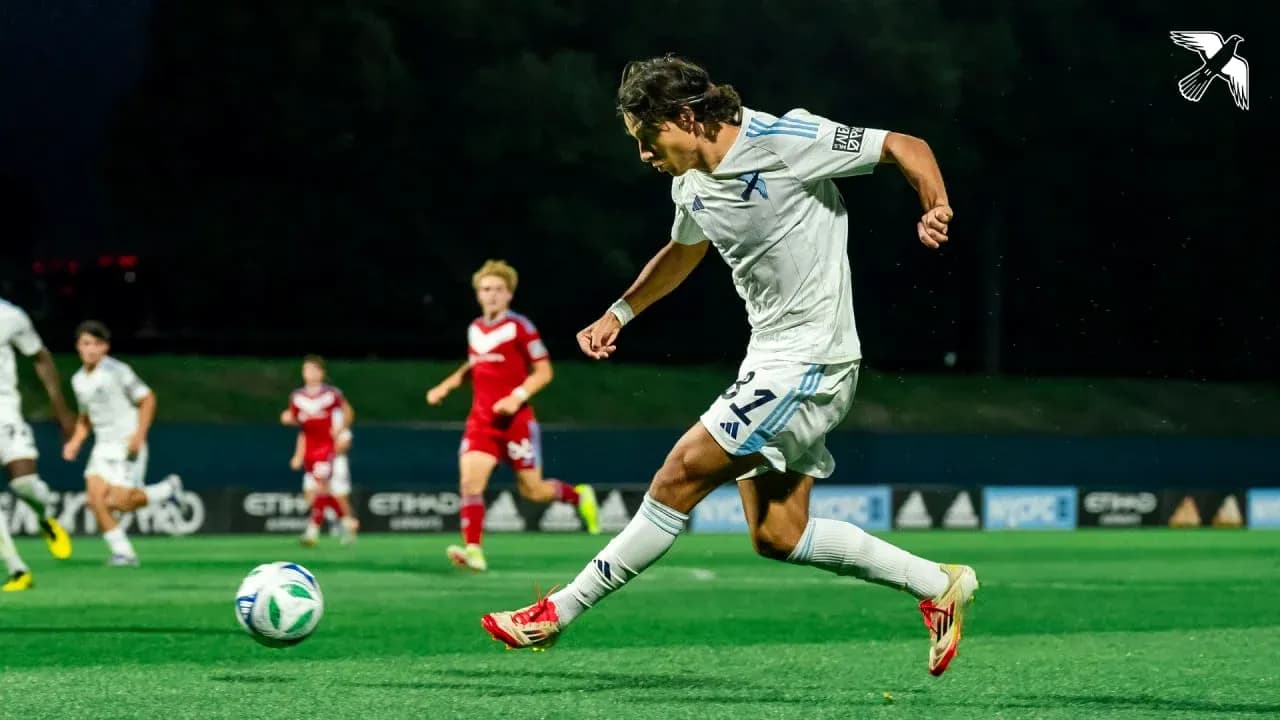 Player kicking the ball during match Player kicking the ball during match