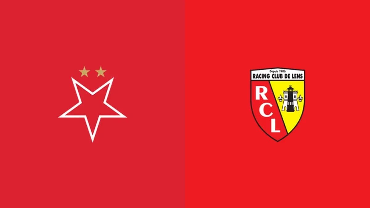 Logos of Red Star and Racing Club de Lens Logos of Red Star and Racing Club de Lens