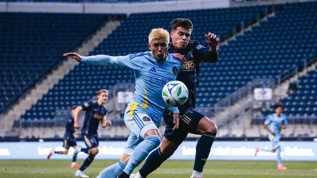Philadelphia Union II player challenges Atlanta United II Philadelphia Union II player challenges Atlanta United II