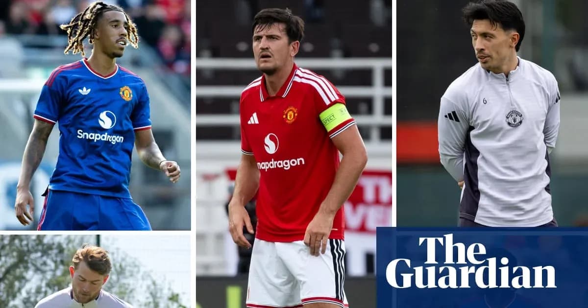 Four Manchester United players in various training scenarios Four Manchester United players in various training scenarios