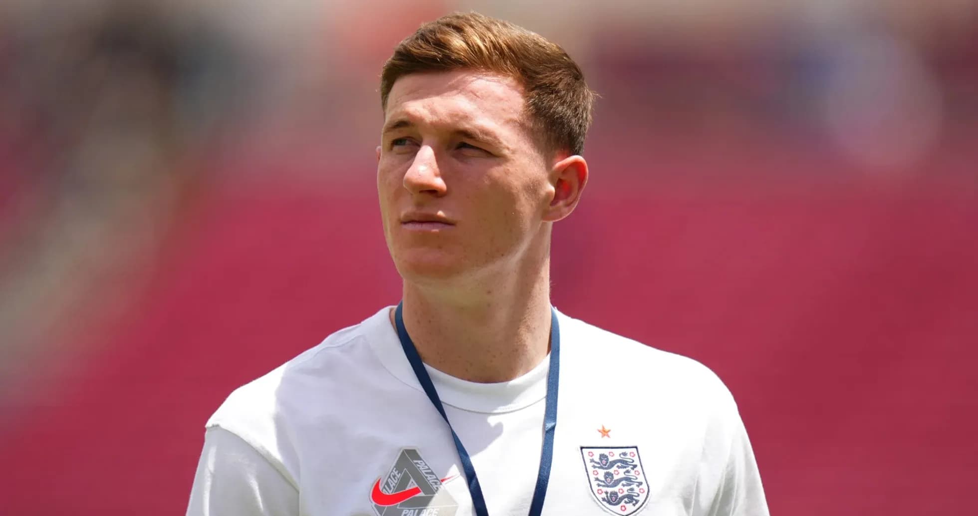 Player wearing England kit before a match Player wearing England kit before a match