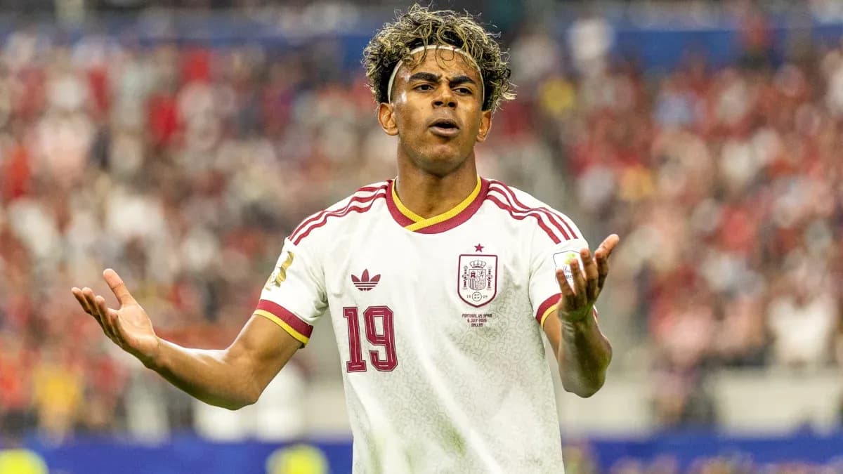 Player gesturing during a soccer match for Spain Player gesturing during a soccer match for Spain