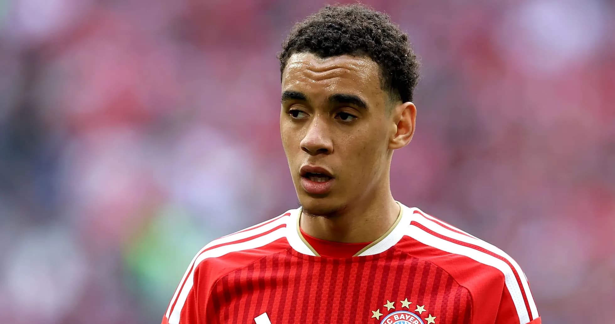 Player wearing Bayern Munich jersey during match Player wearing Bayern Munich jersey during match
