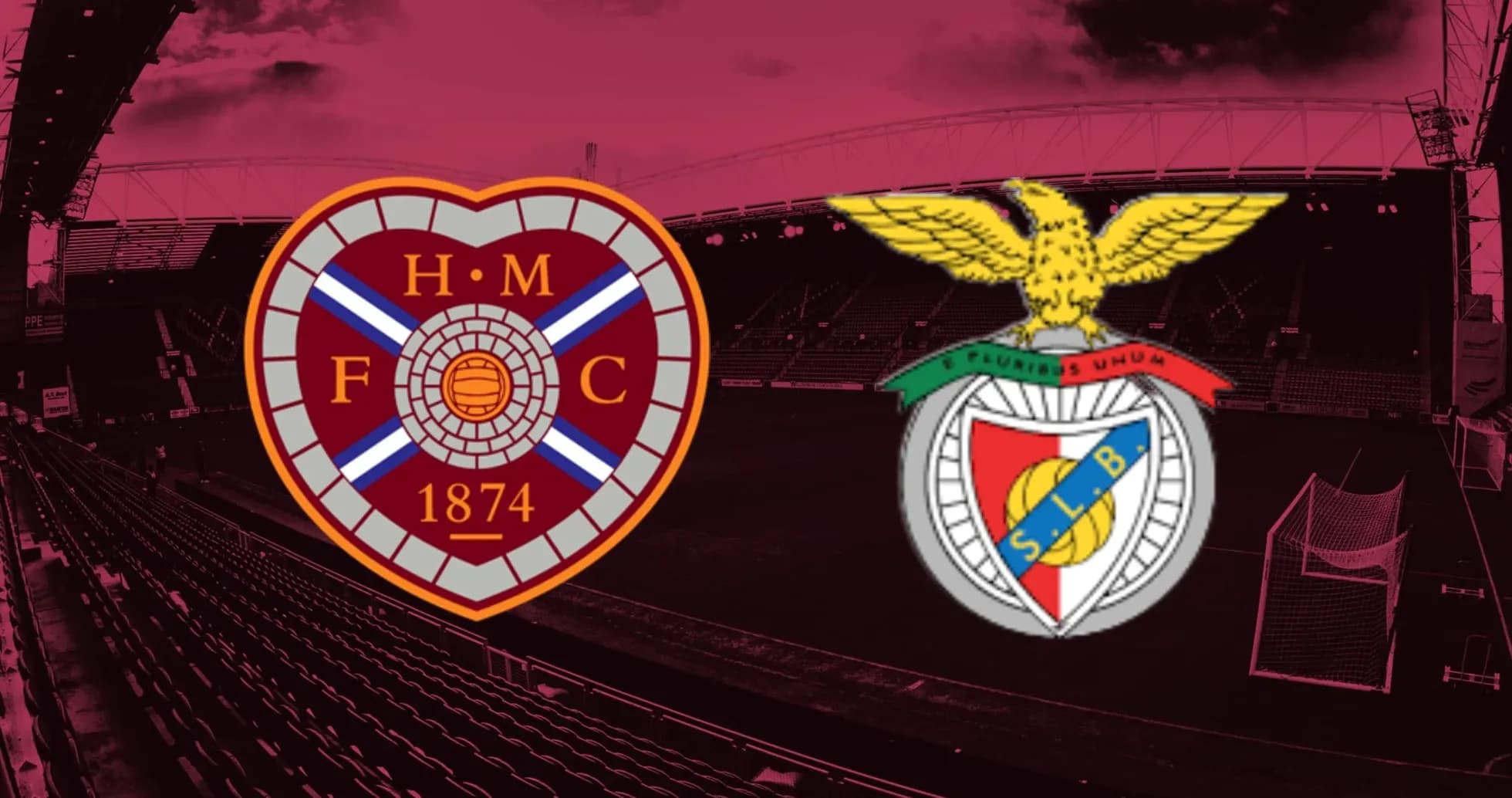 Heart of Midlothian and Benfica logos Heart of Midlothian and Benfica logos