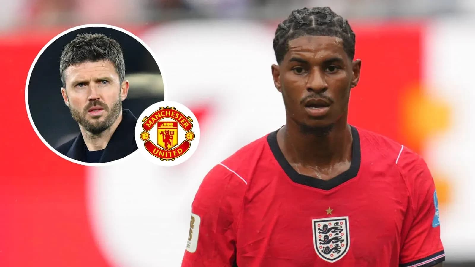 Marcus Rashford in England kit during match Marcus Rashford in England kit during match