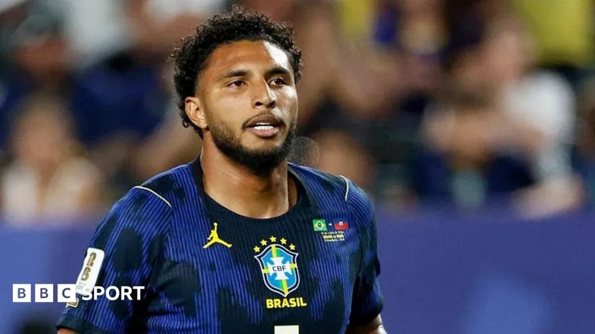 Player wearing Brazil jersey during match Player wearing Brazil jersey during match