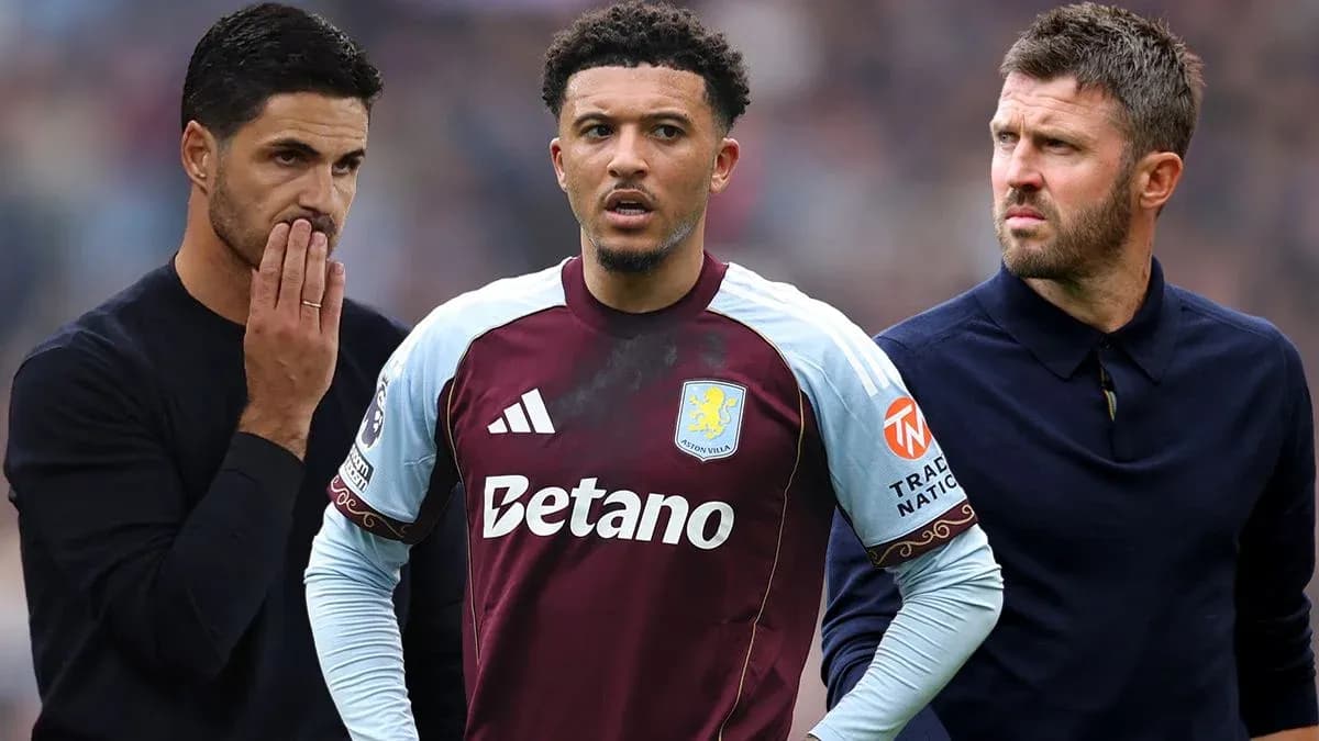 Three individuals during a football match discussion Three individuals during a football match discussion