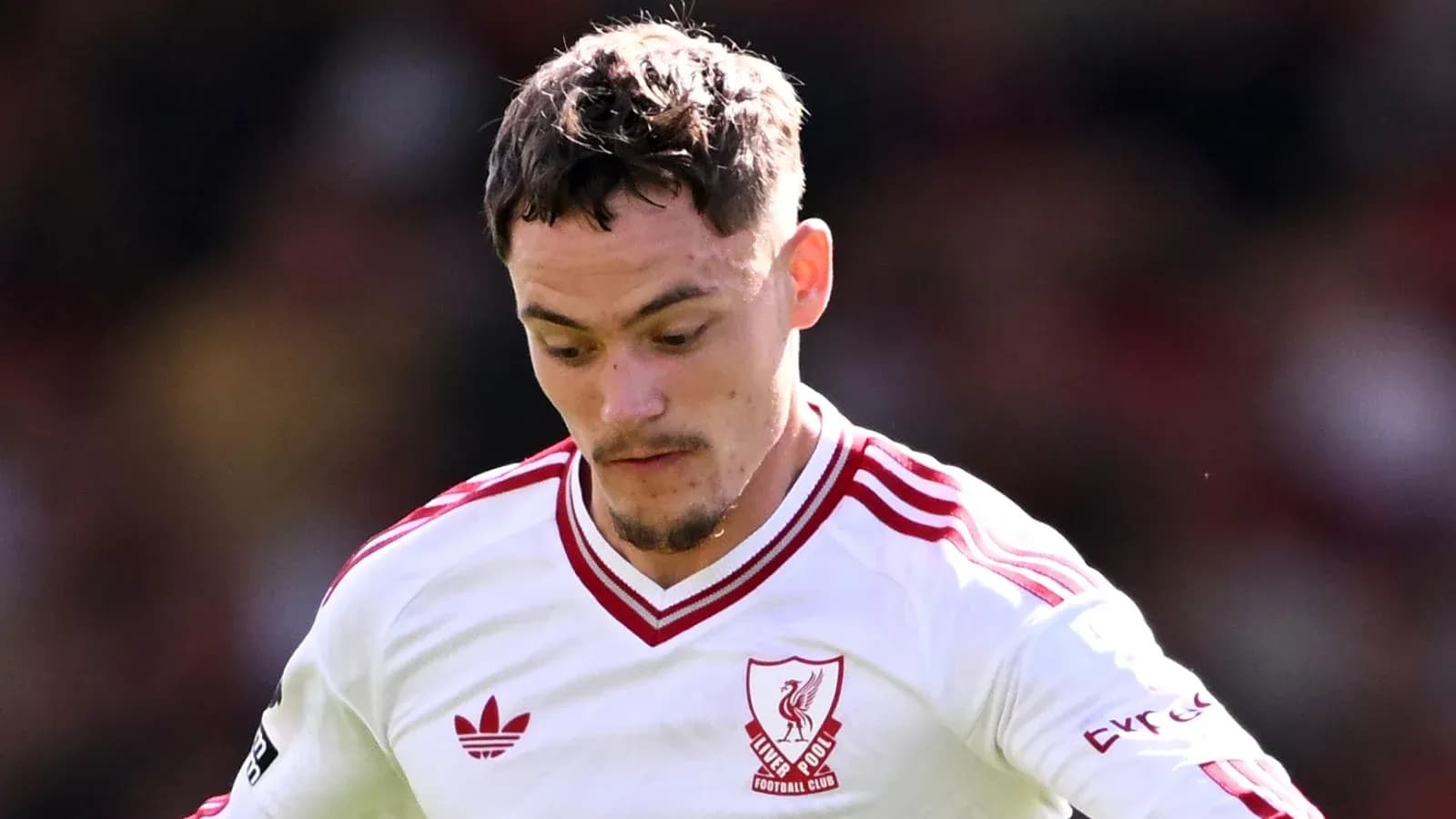 Player in Liverpool kit during a match Player in Liverpool kit during a match