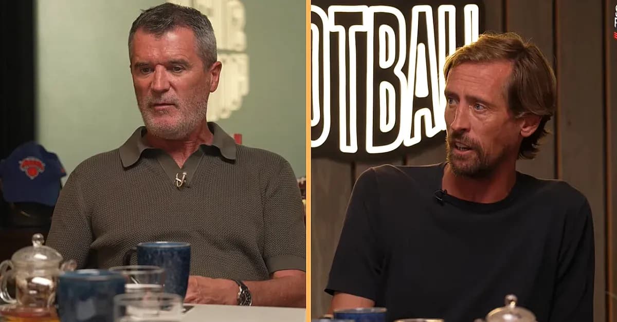 Two former football players discussing at a table Two former football players discussing at a table