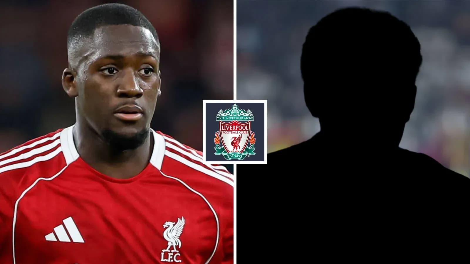 Liverpool player in red jersey, club logo displayed Liverpool player in red jersey, club logo displayed