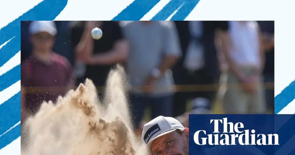 Golfer hitting a sand shot at tournament Golfer hitting a sand shot at tournament