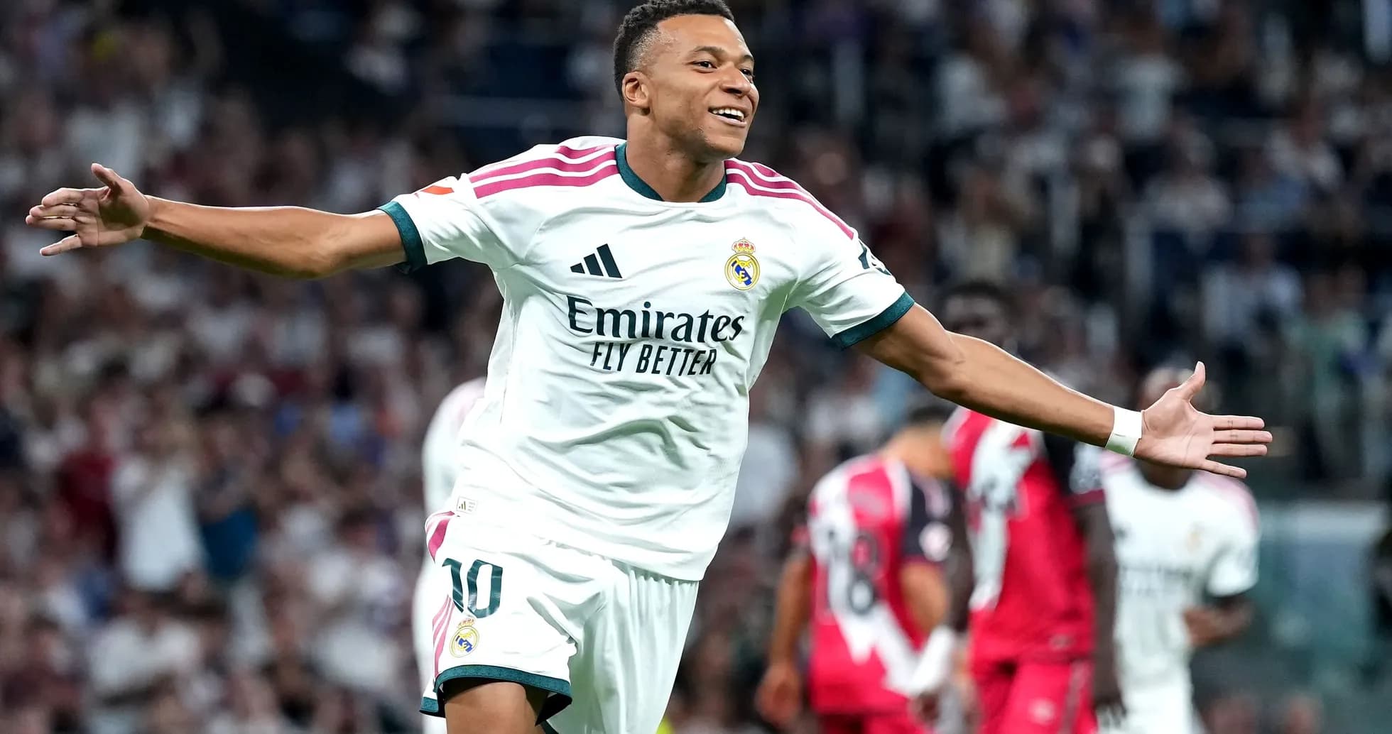 Player celebrating a goal during a match Player celebrating a goal during a match