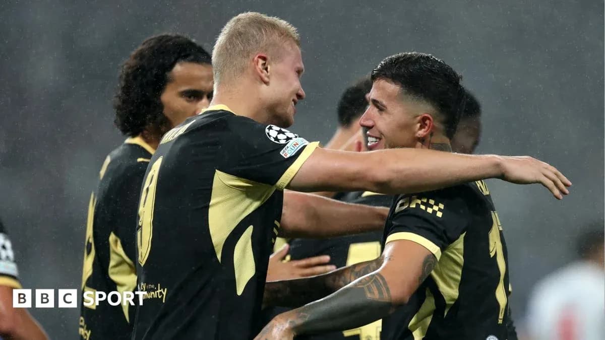 Players celebrating a goal during a match Players celebrating a goal during a match