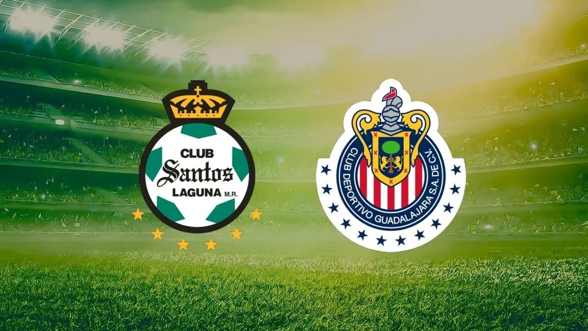 Santos Laguna and Guadalajara Chivas logos Santos Laguna and Guadalajara Chivas logos