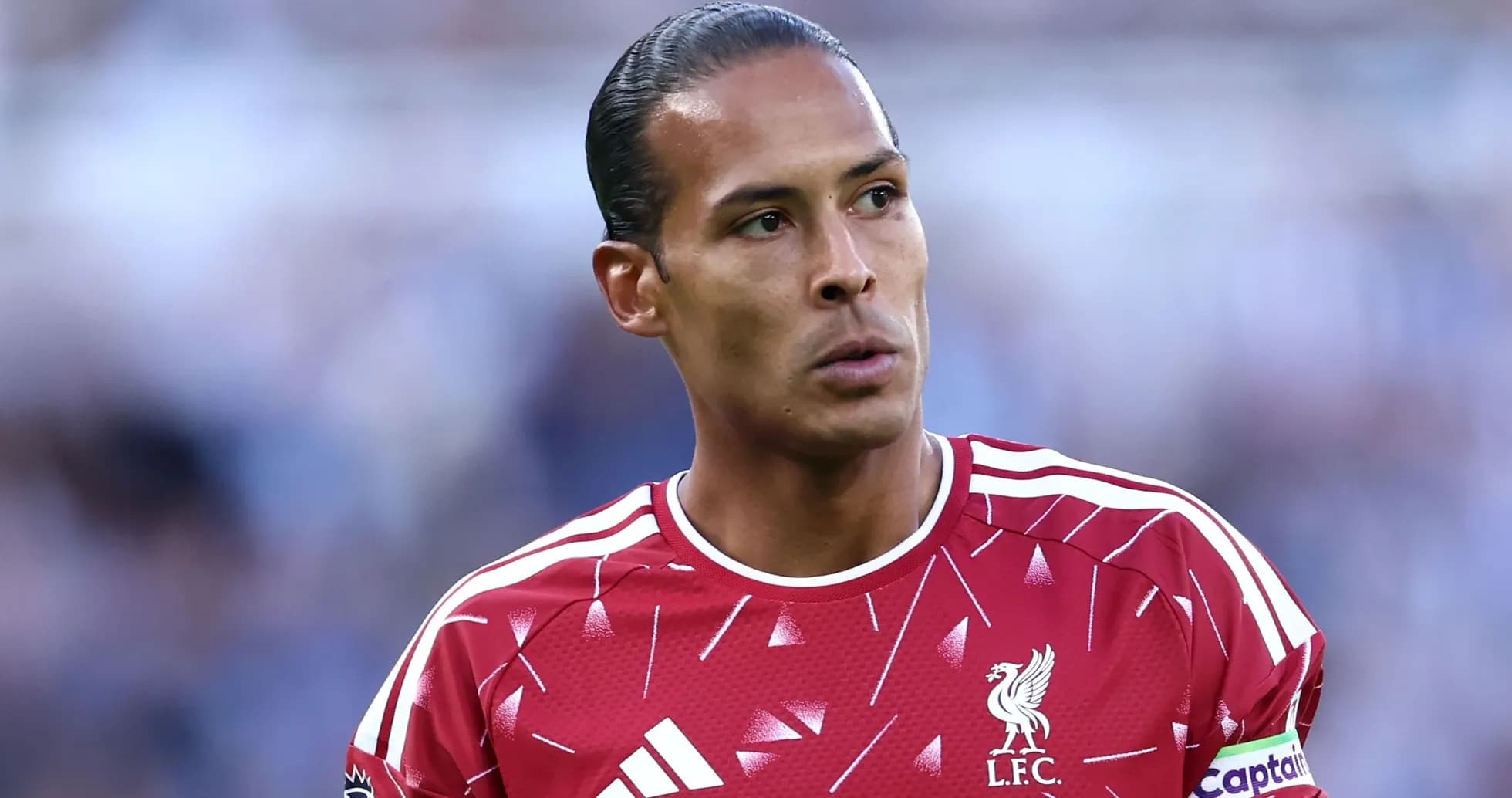 Player wearing Liverpool jersey during match Player wearing Liverpool jersey during match