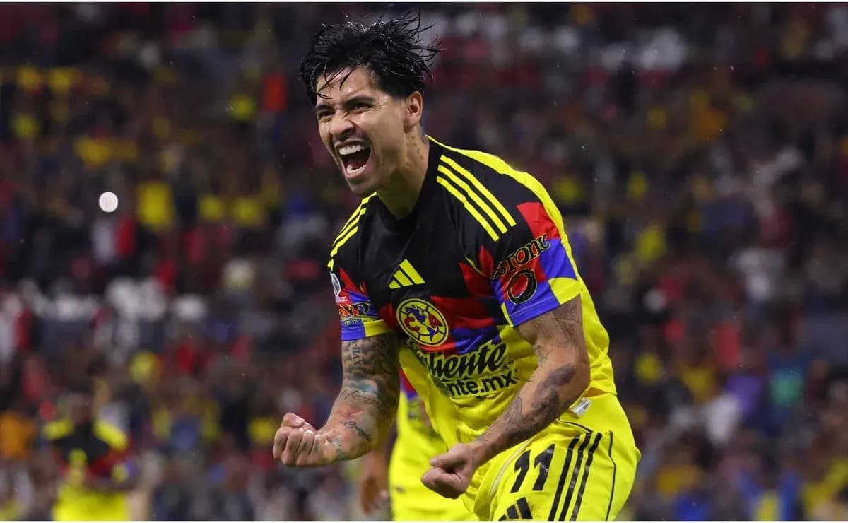 Player celebrating during Liga MX match Player celebrating during Liga MX match