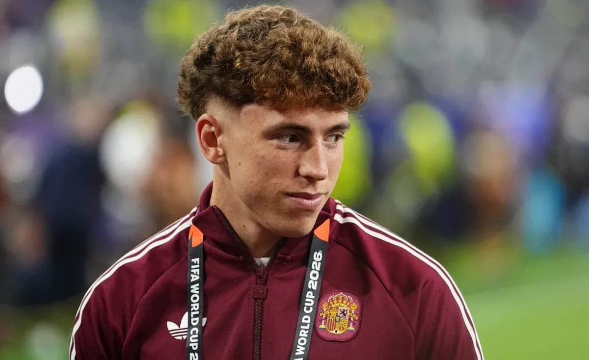 Young player wearing Spain jersey at FIFA World Cup Young player wearing Spain jersey at FIFA World Cup