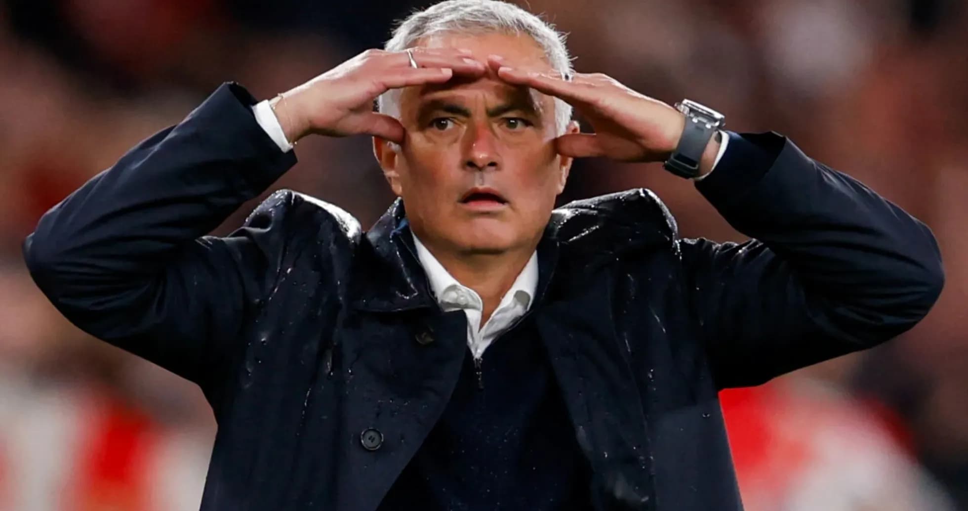 Coach gesturing during a match from sidelines Coach gesturing during a match from sidelines