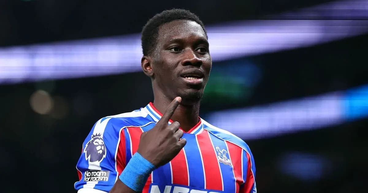 Player celebrating and pointing during a match Player celebrating and pointing during a match