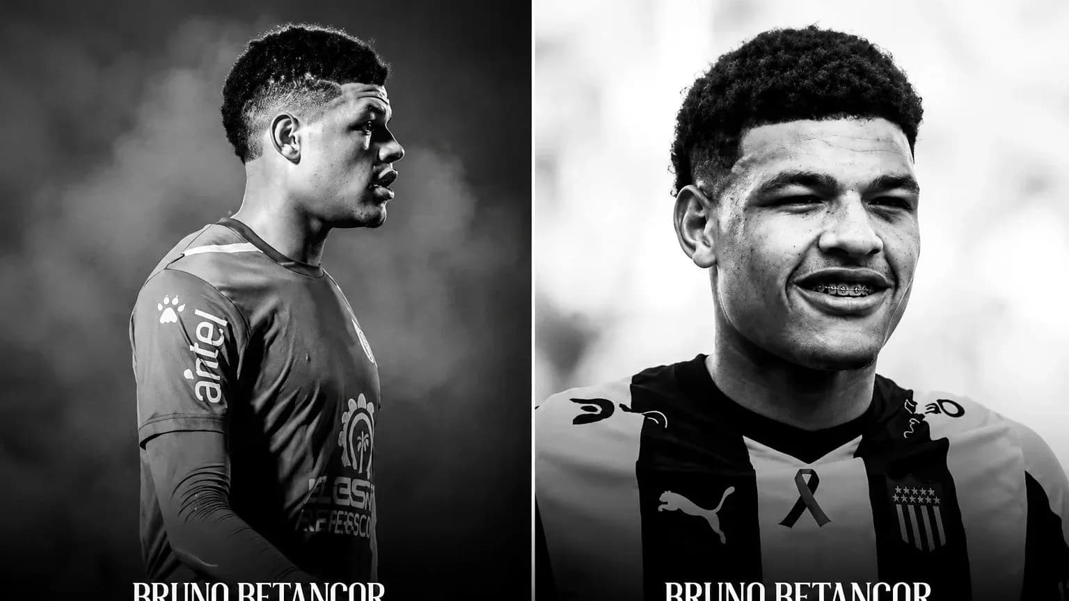 Bruno Betancor in two different team jerseys Bruno Betancor in two different team jerseys