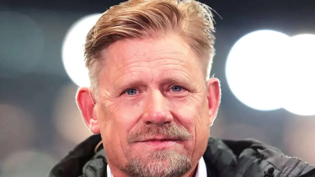 Man with blond hair and beard smiling at camera Man with blond hair and beard smiling at camera
