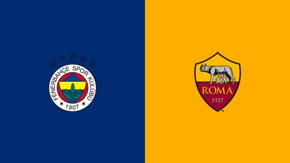 Fenerbahçe and AS Roma club logos side by side Fenerbahçe and AS Roma club logos side by side