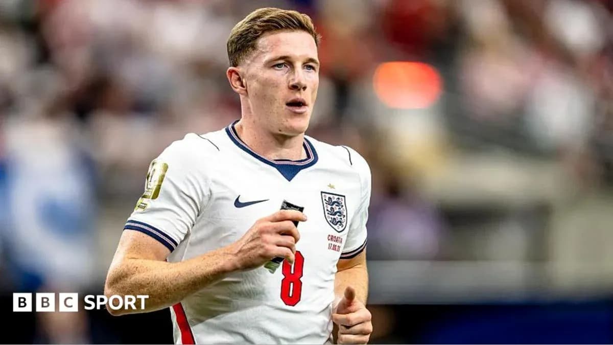 Player wearing England jersey during a match Player wearing England jersey during a match
