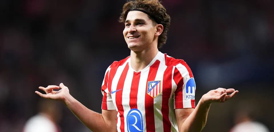 Atletico Madrid player celebrating during match Atletico Madrid player celebrating during match