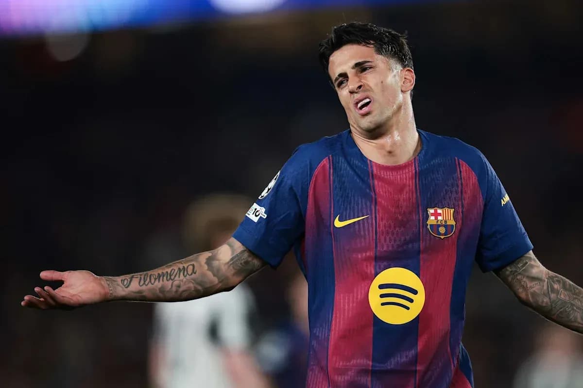 Barcelona player gesturing during a match Barcelona player gesturing during a match
