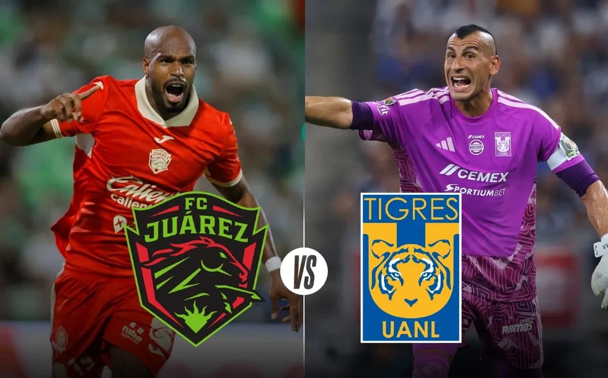 FC Juárez player celebrates against Tigres UANL FC Juárez player celebrates against Tigres UANL