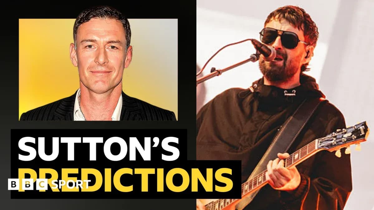 Two men featured in Sutton's predictions segment Two men featured in Sutton's predictions segment