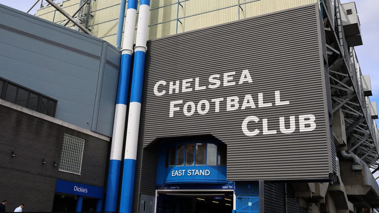 Entrance to Chelsea Football Club East Stand Entrance to Chelsea Football Club East Stand