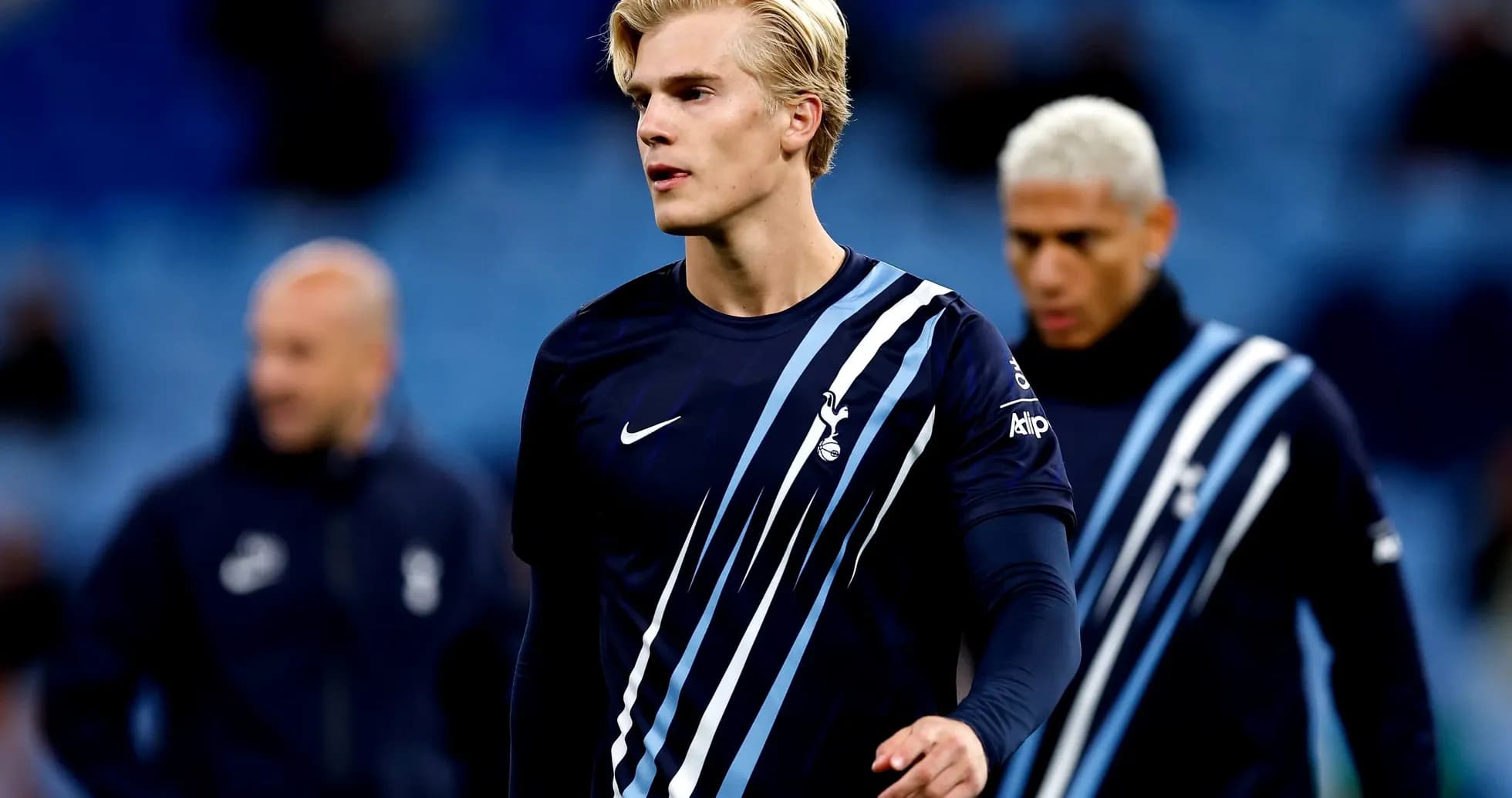 Player walking during warm-up before match Player walking during warm-up before match