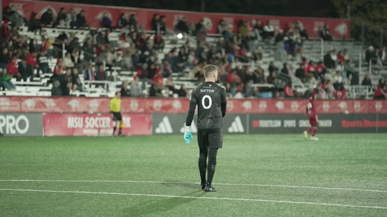 Goalkeeper in action during MLS Next Pro match Goalkeeper in action during MLS Next Pro match