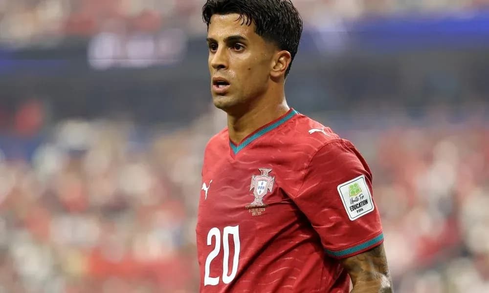 Player wearing Portugal jersey during match action Player wearing Portugal jersey during match action
