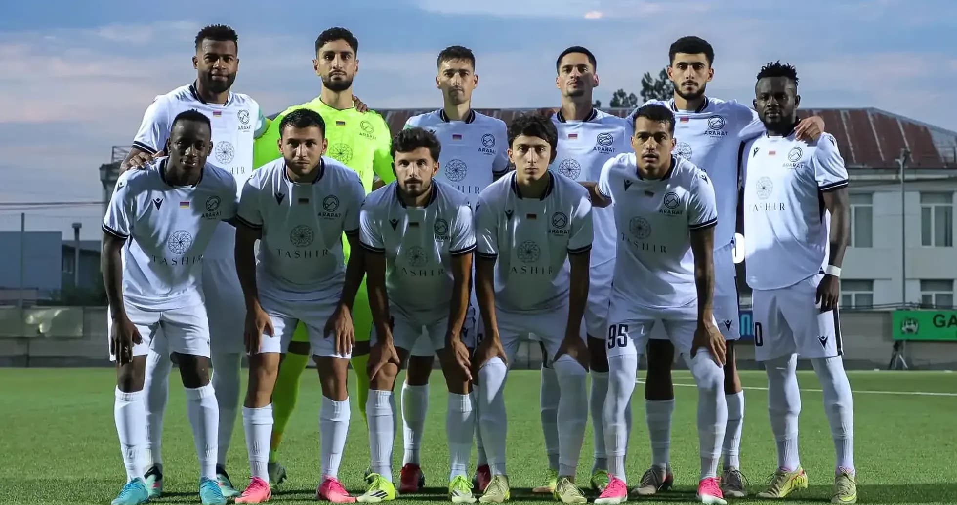Ararat-Armenia team photo before UEFA match Ararat-Armenia team photo before UEFA match