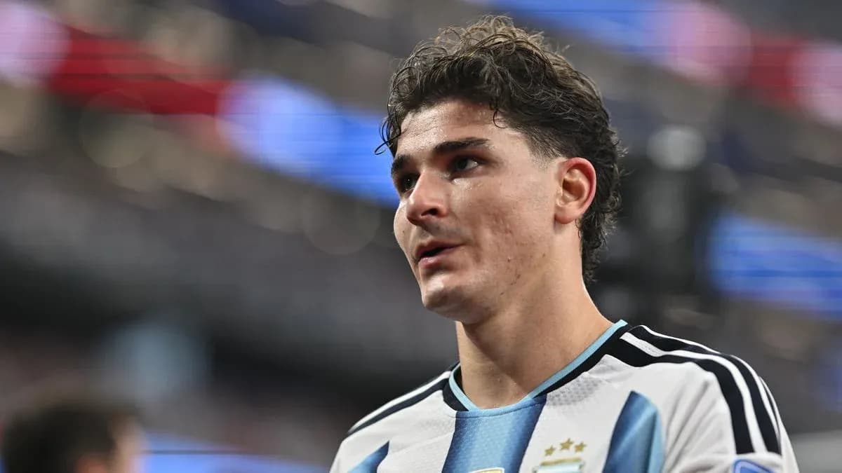 Player in Argentina jersey during match Player in Argentina jersey during match