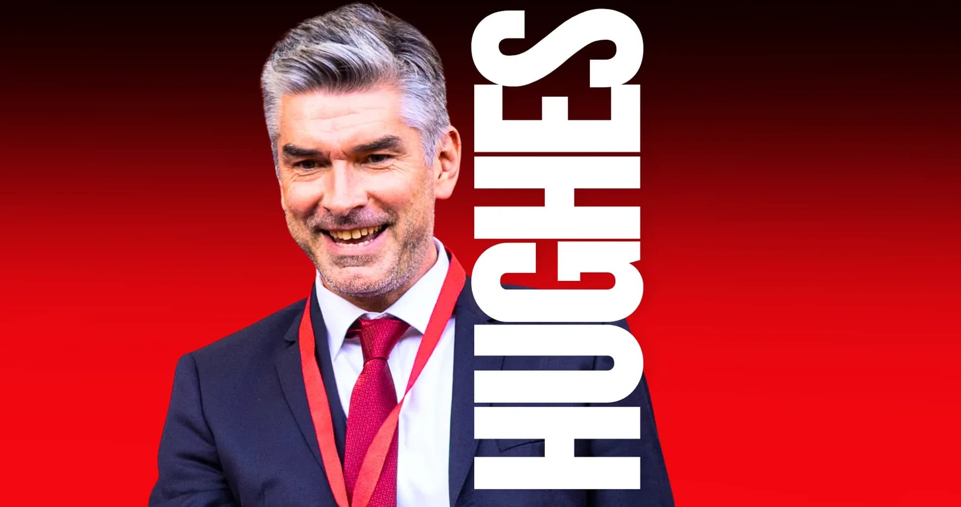 Man in suit smiling with red background Man in suit smiling with red background