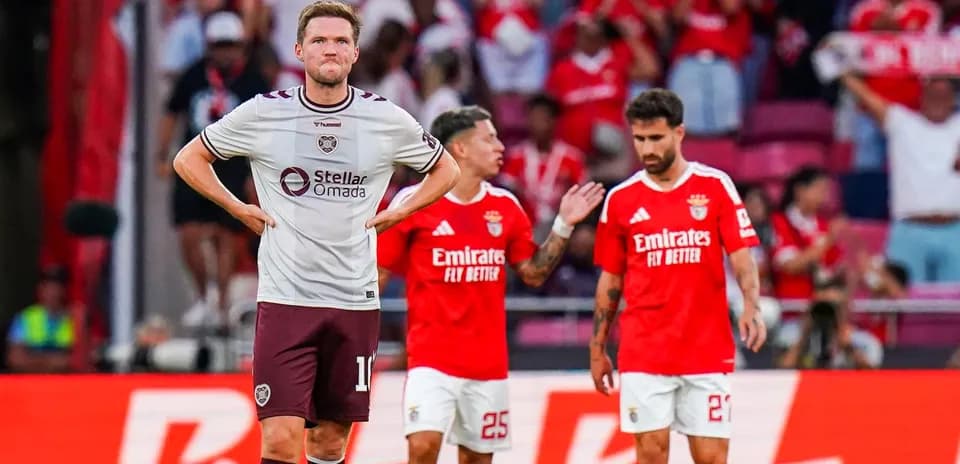 Heart of Midlothian players during Europa League match Heart of Midlothian players during Europa League match