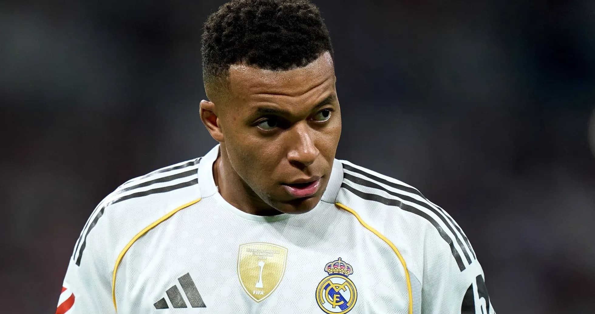 Player wearing Real Madrid jersey on the field Player wearing Real Madrid jersey on the field